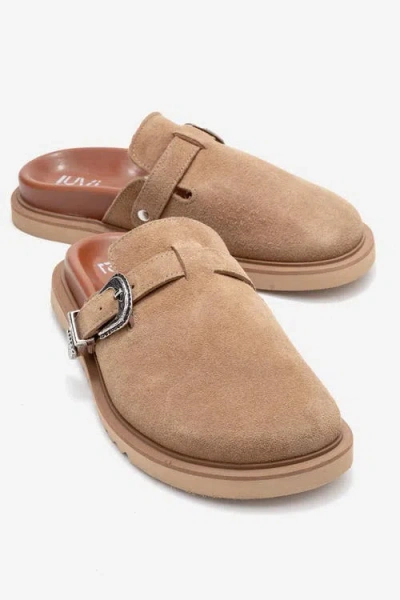 Forever & Always Shoes Vesta Leather Mule In Multi