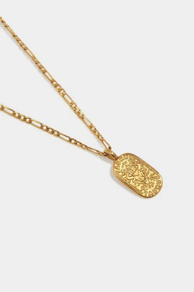 Katie Loxton 'taurus' Waterproof Gold Zodiac Necklace In Gold