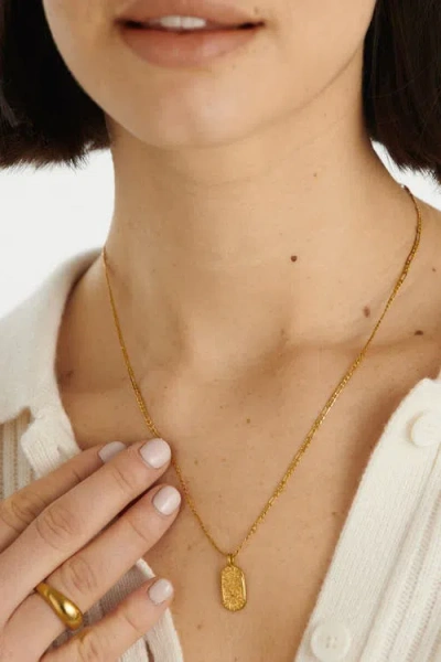 Katie Loxton 'taurus' Waterproof Gold Zodiac Necklace In Gold