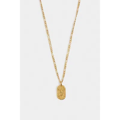 Katie Loxton 'virgo' Waterproof Gold Zodiac Necklace In Gold