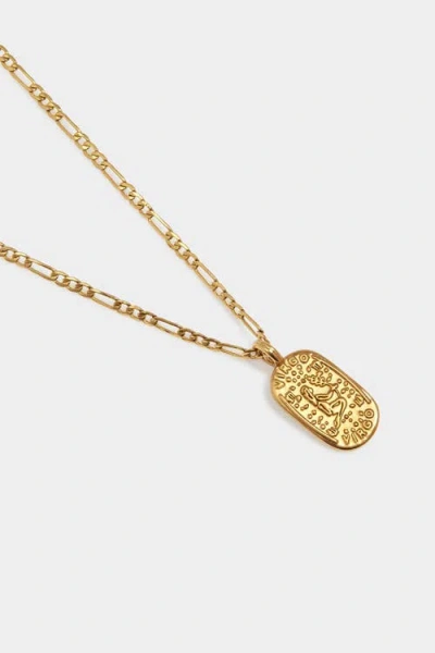 Katie Loxton 'virgo' Waterproof Gold Zodiac Necklace In Gold