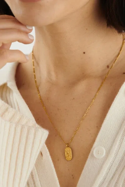Katie Loxton 'virgo' Waterproof Gold Zodiac Necklace In Gold