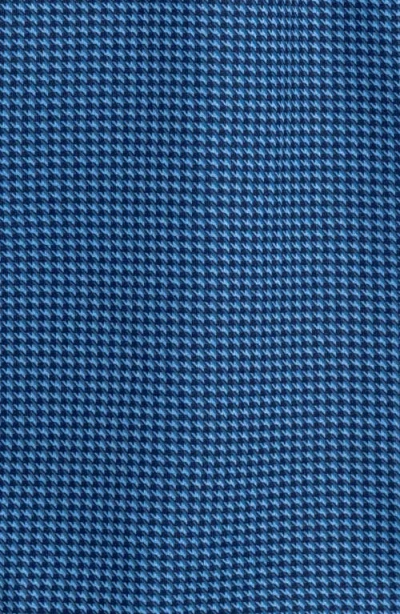 Construct Houndstooth Shirt Jacket In Blue