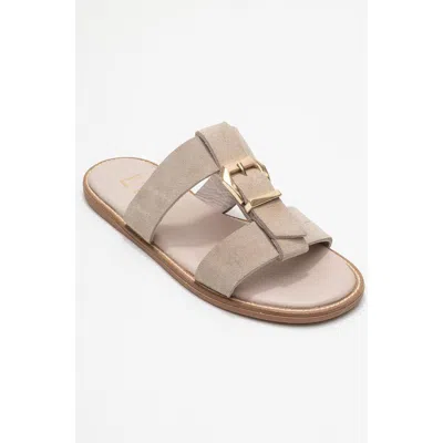 Forever & Always Shoes Sveta Leather Buckled Sandal In Multi