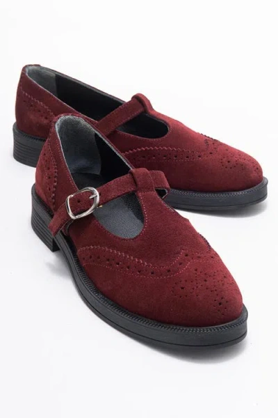 Forever & Always Shoes Janney Leather Strap Loafers In Multi