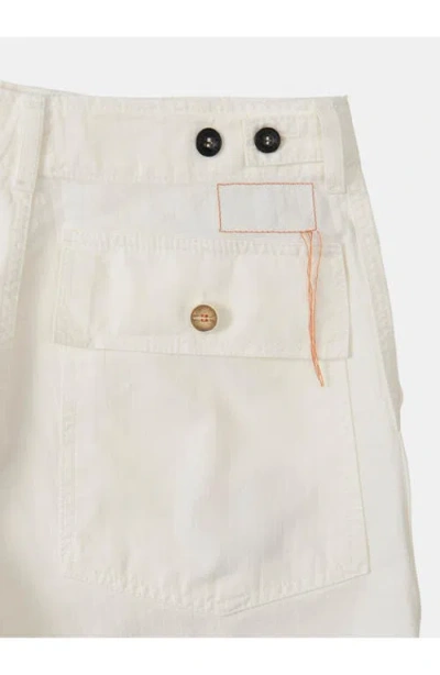 Fortela Jerryt Herringbone Cotton Fatigue Trousers In Gray