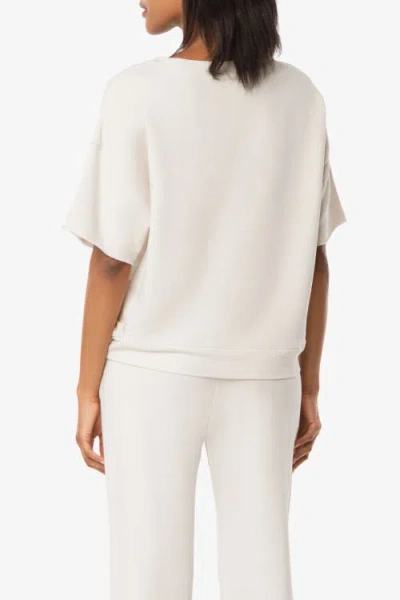 Helen Jon Short Sleeve Pullover In Gray