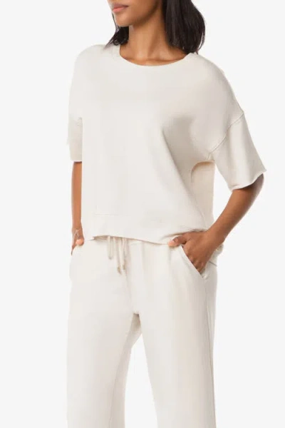 Helen Jon Short Sleeve Pullover In Gray