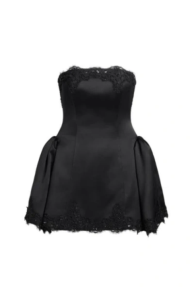 Scarlett Gasque Phantom Mini Dress In Black