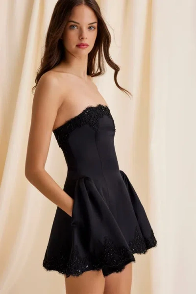 Scarlett Gasque Phantom Mini Dress In Black