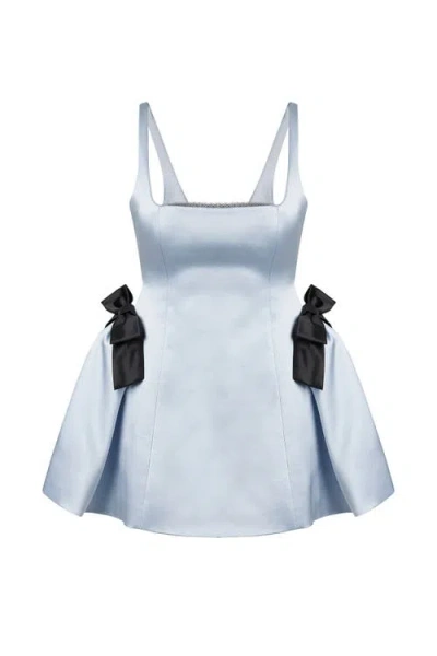 Scarlett Gasque Eclipse Mini Dress In Gray