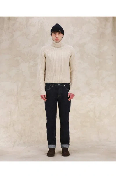 Fortela 356 Jaky Japan Selvedge 5-pocket Regular Fit Indigo Rinse Denim In Blue