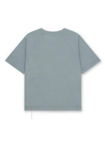 Fortela Vermont Jersey T-shirt With Chest Pocket In Blue
