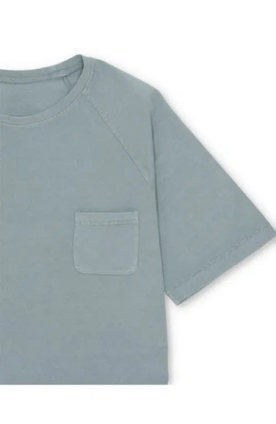 Fortela Vermont Jersey T-shirt With Chest Pocket In Blue