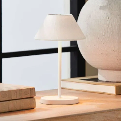 Napa Home & Garden 10" Alluna Cordless Lamp Parent In White