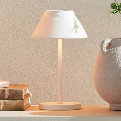 Napa Home & Garden 10" Alluna Cordless Lamp Parent In White