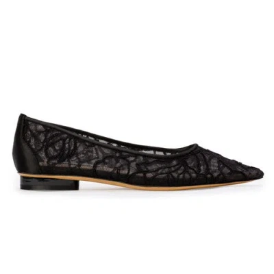 Anne Barge Jolie Flat In Black