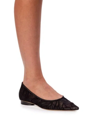 Anne Barge Jolie Flat In Black