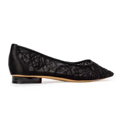 Anne Barge Jolie Flat In Black