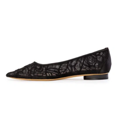 Anne Barge Jolie Flat In Black