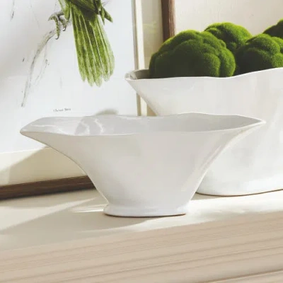 Napa Home & Garden Madara Oval Vase In White