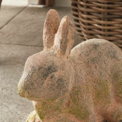 Napa Home & Garden Weathered Garden Rabbit Large In Multi