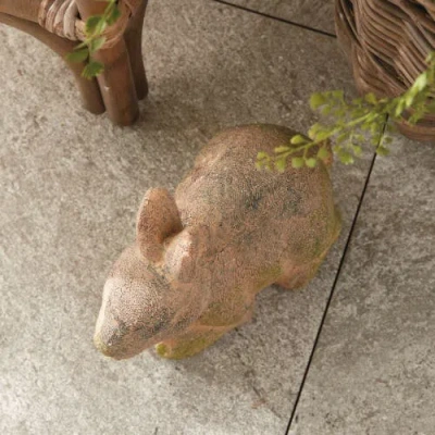 Napa Home & Garden Weathered Garden Rabbit Large In Multi