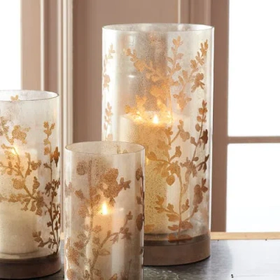 Napa Home & Garden Eliza Hurricane Large In Gold