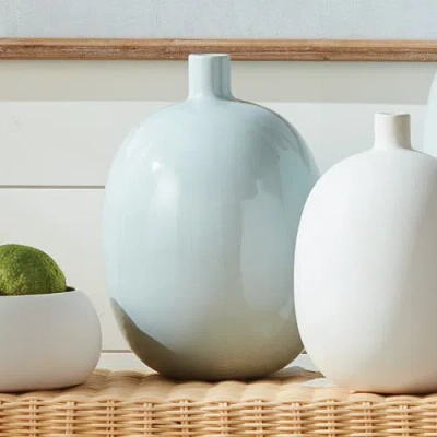 Napa Home & Garden Barclay Butera Sandbar Vase Medium In Blue