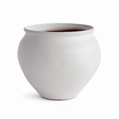 Napa Home & Garden Mirela Drum Vase In White