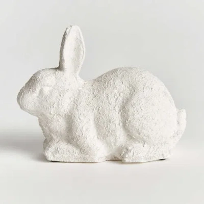 Napa Home & Garden Weathered Garden Rabbit Large In White