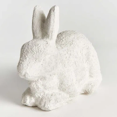 Napa Home & Garden Weathered Garden Rabbit Large In White