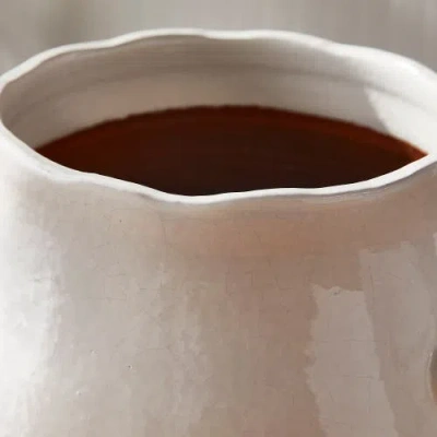 Napa Home & Garden Wellon Footed Cachepot In White