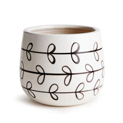 Napa Home & Garden Millie Hand-painted Pot In White