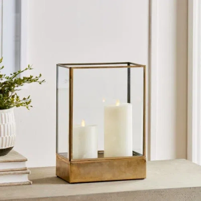 Napa Home & Garden Cottage Hurricane In Gold