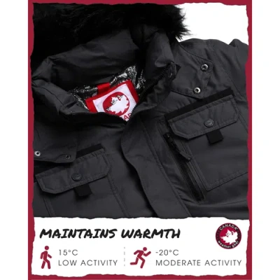 Canada Weather Gear Insulated Puffer Jacket In Multi