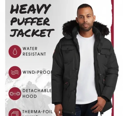 Canada Weather Gear Insulated Puffer Jacket In Multi