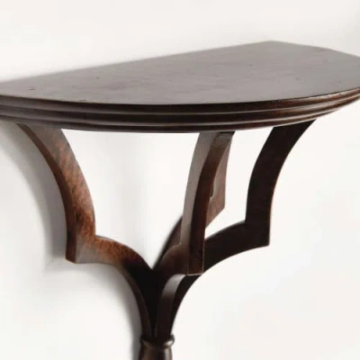 Napa Home & Garden Bennett Antique White Floating Wall Shelf In Brown