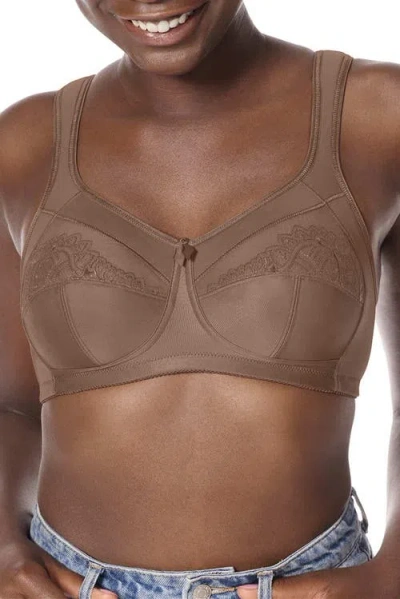 Amoena Isadora Wire-free Bra In Burgundy