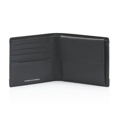 Porsche Design Carbon Wallet 4 Cc Coin Case In Black