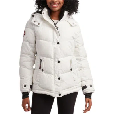 Canada Weather Gear Quilted Winter Jacket In Animal Print