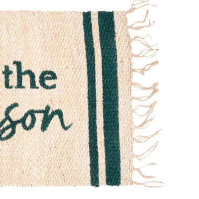 Carol & Frank 'tis The Season Jute Rug In Multi