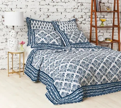 Carol & Frank 20" X 26" Colonial Williamsburg 20" X 26" Cassie Standard Sham In Blue