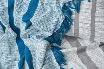 Carol & Frank 50" X 60" Chandler Throw Collection In Gray