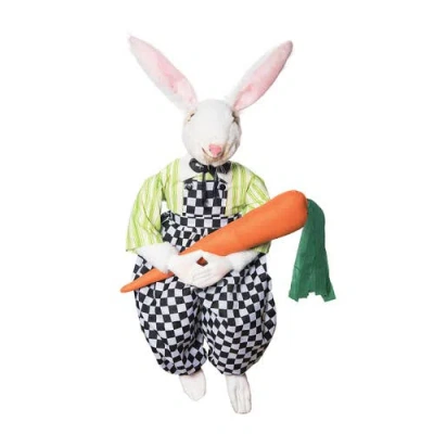 Gallerie Ii Alfalfa Rabbit Figurine In White