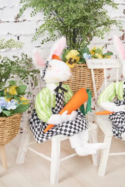 Gallerie Ii Alfalfa Rabbit Figurine In White