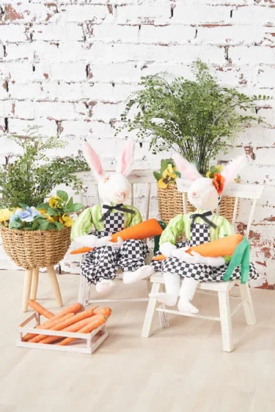 Gallerie Ii Alfalfa Rabbit Figurine In White