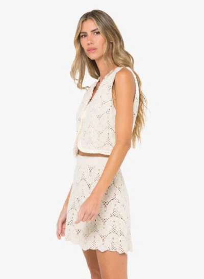 Jbq Letty Vest In White