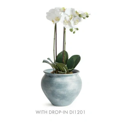 Napa Home & Garden Mirela Drum Vase In Blue