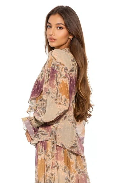 Alexia Admor Serelise Blouse In Multi